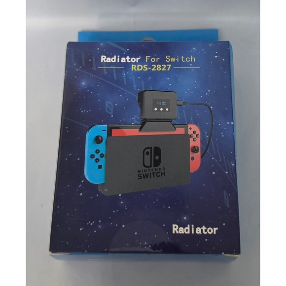 Radiator Other - Radiator Cooling Fan for Switch OS Black RDS-2827 Digital Temperature Display